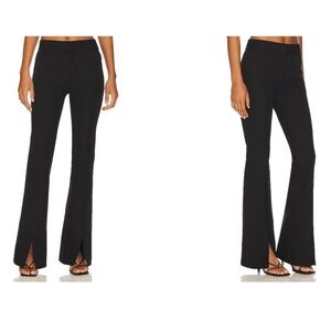 Patrizia Pepe Vintage Women’s Black Pull On straight leg split front pants M